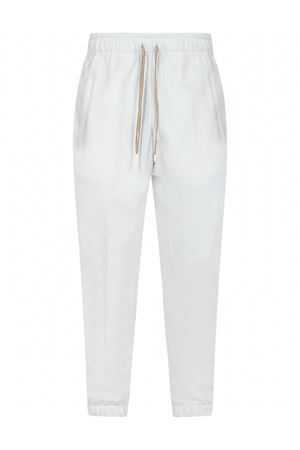 Pantaloni in cotone felpato bianco YES LONDON | XP3240BIANCO